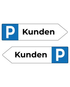 Fertigschild - K&en Parkplatzschild