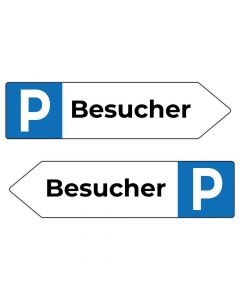 Fertigschild - Besucher Parkplatzschild