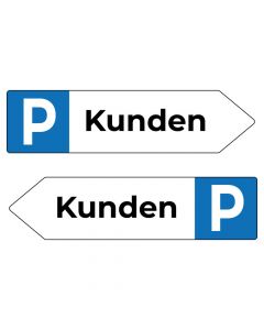 Fertigschild - Kunden Parkplatzschild