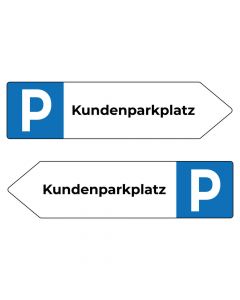 Fertigschild - Kundenparkplatz