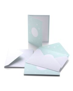 NIO Geschenkskarten & Kuverts Set - mint