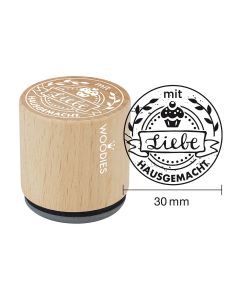 Woodies Motivstempel - mit Liebe hausgemacht