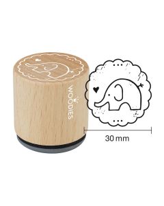 Woodies Motivstempel - Elefant