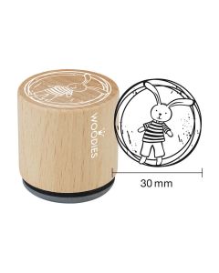 Woodies Motivstempel - Hase