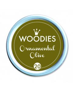 Woodies Farbkissen - Ornamental Olive