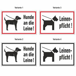 Aua Gnetique Hundeleinen-Schild – Robustes Schild Für Hundebesitzer