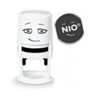 NIO Stempel mit Farbkissen und Gutschein - FANCY GREY
