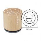 Woodies Motivstempel - Smiley - Gut